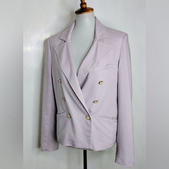 RETRO LIGHTWEIGHT DOUBLE BREASTED JACKET - Picture 3 of 11